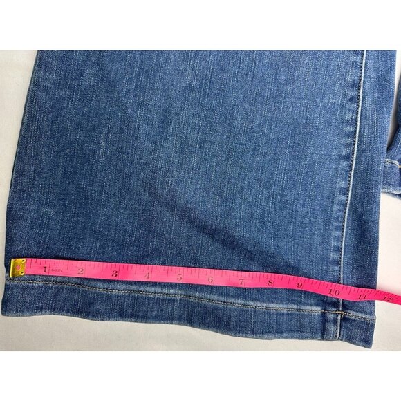NWT White House Black Market High Rise Wide Leg Jeans Everday Soft Size 6 Blue - Picture 12 of 12